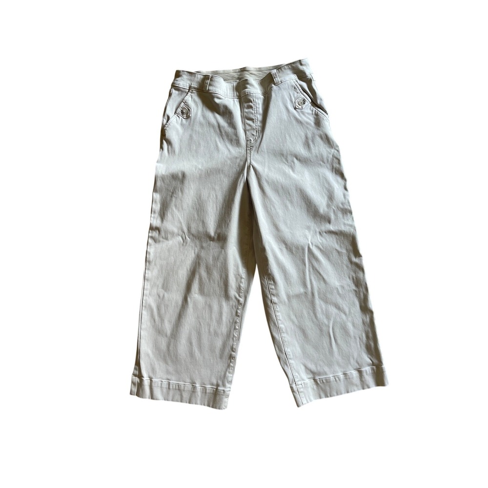 SPANX Light Beige Cropped Ankle Pants